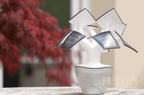 會(huì)充電的樹(shù)，既可以充電又可以照明，實(shí)用又美觀(guān)